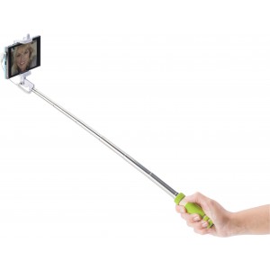 Teleszkópos selfie bot, ABS műanyag, világoszöld (fotós kiegészítő)