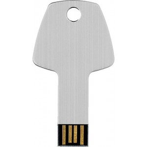 Kulcs pendrive, ezst, 4GB (raktri) (pendrive)