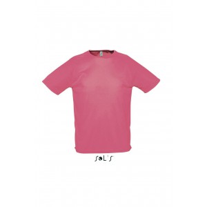 Sols Sporty raglnujj pl, Neon Coral (T-shirt, pl, kevertszlas, mszlas)