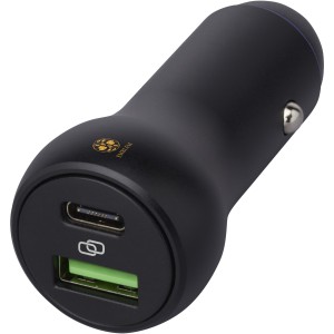 Pilot dual 55W USB-C/USB-A auts tlt, fekete (auts cikk)