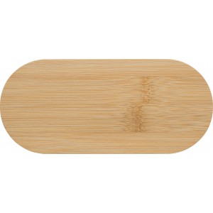 Bambusz telefon- és tablettartó, barna (íróasztali felszerelés)