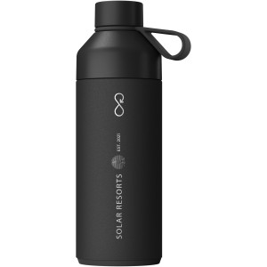 Big Ocean Bottle vákuumos vizespalack, 1L, fekete (termosz)