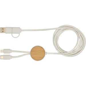 Chechia gyorstöltő- és adatkábel, 150 cm, 27W, fehér (vezeték, elosztó, adapter, kábel)