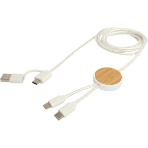 Chechia gyorstöltő- és adatkábel, 150 cm, 27W, fehér (vezeték, elosztó, adapter, kábel)