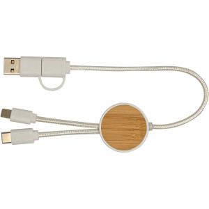 Chechia gyorstöltő- és adatkábel, 30 cm, 27W, fehér (vezeték, elosztó, adapter, kábel)