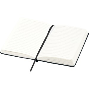 CLASSIC A/5 jegyzetfüzet, bőrhatású borítóval, fekete (füzet, notesz)