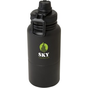 Dupeca rozsdamentes acél palack, 840 ml, fekete (termosz)