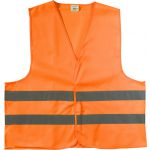 Fényvisszaverő biztonsági mellény, narancs, XL (6541-07XL)