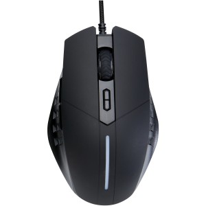 Gleam RGB gamer egér, fekete (íróasztali felszerelés)