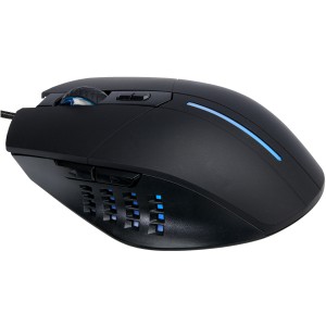 Gleam RGB gamer egér, fekete (íróasztali felszerelés)