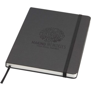 Holm A5 keményfedelű kőpapír füzet, fekete (füzet, notesz)