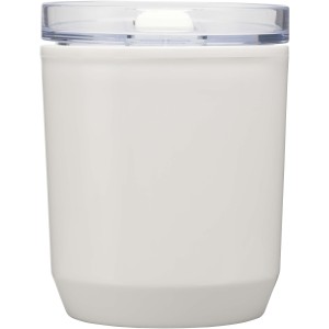 Hudson duplafalú újraműanyag pohár, 180 ml, fehér (pohár)