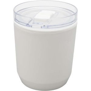 Hudson duplafalú újraműanyag pohár, 180 ml, fehér (pohár)