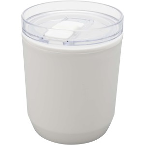 Hudson duplafalú újraműanyag pohár, 180 ml, fehér (pohár)