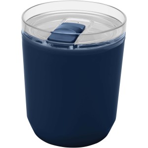 Hudson duplafalú újraműanyag pohár, 180 ml, sötétkék (pohár)