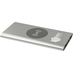 Juice alumínium vezeték nélküli powerbank, 8000 mAh, ezüst (powerbank)