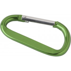 Karabiner kulcstartó, világoszöld (kulcstartó)
