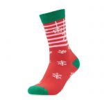 Karácsonyi zokni L, piros (CX1504-05)