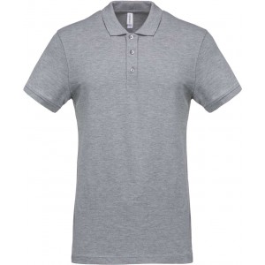 Kariban frfi pik pl, Snow Grey (gallros pl, 90-100% pamut)