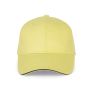 Kup Orlando 6 paneles sapka, Lemon Yellow/Dark Grey