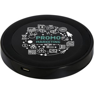 LEAL vezeték nélküli töltőpad, fekete (powerbank)