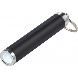 LED-lámpa kulcstartóval, fekete (kulcstartó)