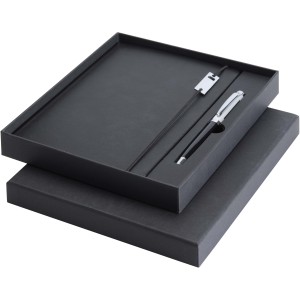Legato Elegance A5-s fzet rollerballal, fekete/fehr