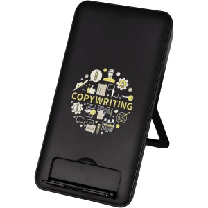 Loop 10W-os újraműanyag töltőpad és állvány, fekete (powerbank)