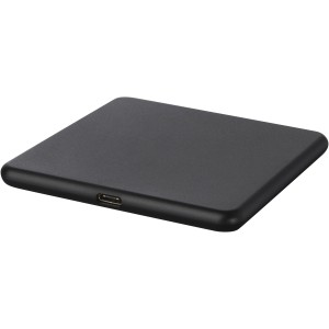 Loop 10W-os újraműanyag vezeték nélküli töltőpad, fekete (powerbank)