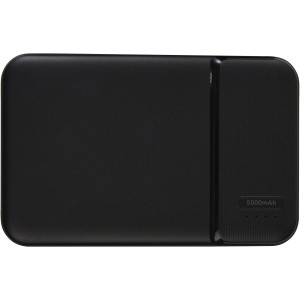 Loop 5000mAh újraműanyag powerbank, fekete (powerbank)