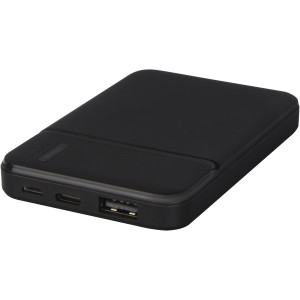 Loop 5000mAh újraműanyag powerbank, fekete (powerbank)