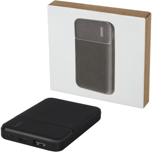 Loop 5000mAh újraműanyag powerbank, fekete (powerbank)