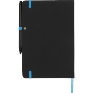 Medium Noir Edge füzet, fekete/kék (füzet, notesz)