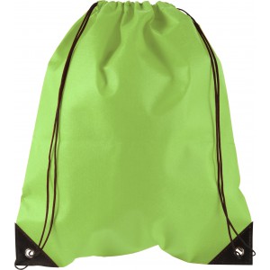 Nemszőtt tornazsák, lime (hátizsák)