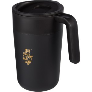 Nordia duplafalú újrabögre, 400 ml, fekete (bögre)