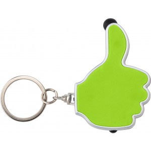 OK kulcstartó érintővel és LED lámpával, lime (kulcstartó)