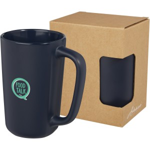 Perk kerámia bögre, 480 ml, sötétkék (bögre)
