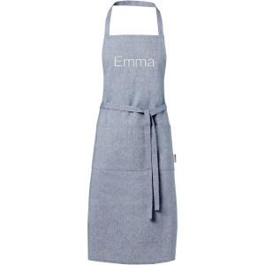 Pheebs újrapamut kötény, 200 g/m2, heather blue (kötény)