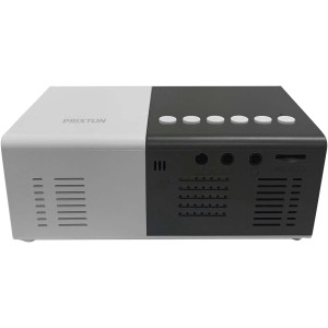Prixton Cinema mini vetítő, fekete, fehér (hangszóró, rádió, vetítő)