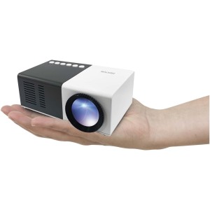 Prixton Cinema mini vetítő, fekete, fehér (hangszóró, rádió, vetítő)