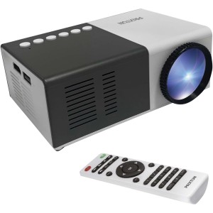 Prixton Cinema mini vetítő, fekete, fehér (hangszóró, rádió, vetítő)