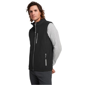 Roly Nevada uniszex softshell mellny, Solid black (mellny)