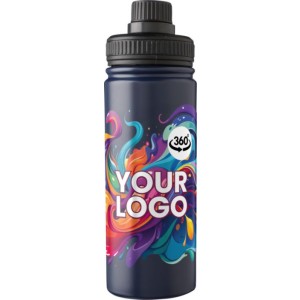Rozsdamentes acél duplafalú palack, 500 ml, kék (termosz)