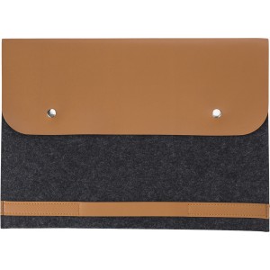 RPET filc laptoptok, szürke (irattáska, laptoptáska)