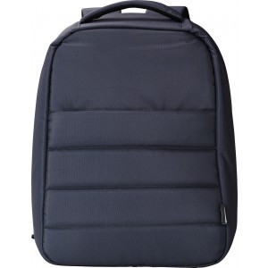 RPET lopásgátló laptophátizsák, kék (hátizsák)