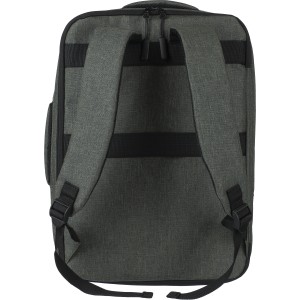 rPET poliészter laptophátizsák, zöld (irattáska, laptoptáska)