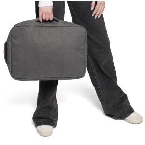 rPET poliészter laptophátizsák, zöld (irattáska, laptoptáska)