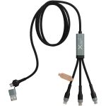 SCX C53 100W 5-in-1 rPET ultragyors mágneses töltő, szürke (2PX17182)