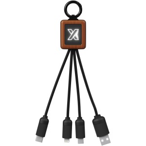 SCX.design C19 könnyen használható vezeték, fa, fa/fekete (vezeték, elosztó, adapter, kábel)