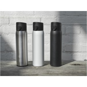 Sika rozsdamentes acél palack, 450 ml, fekete (termosz)
